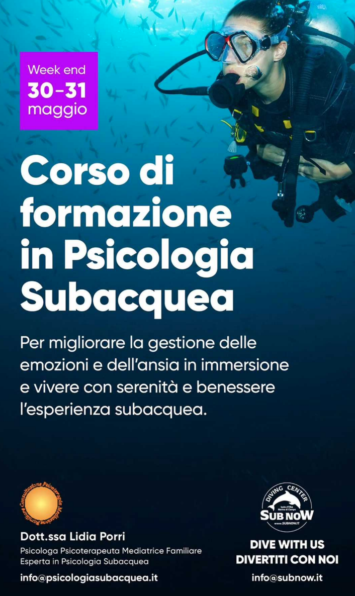 Corso di Psicologia Subacquea
