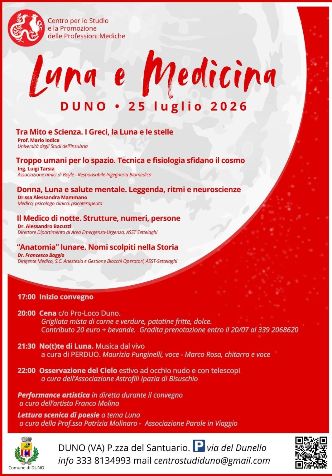 Luna e Medicina — locandina